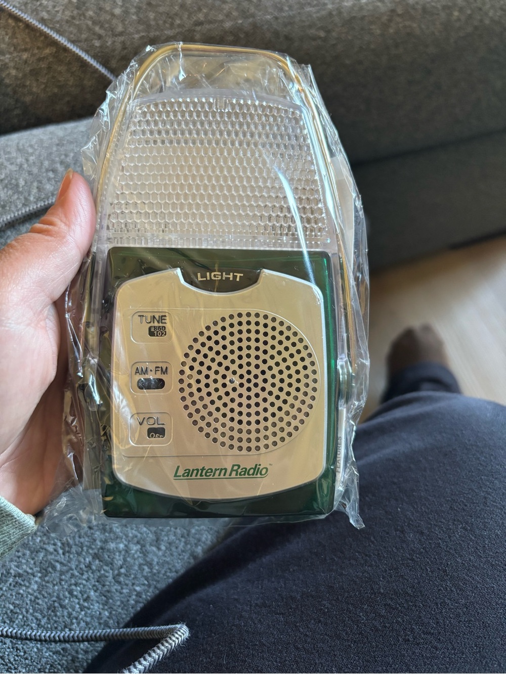 Portable AM/FM Radio with Light - Green